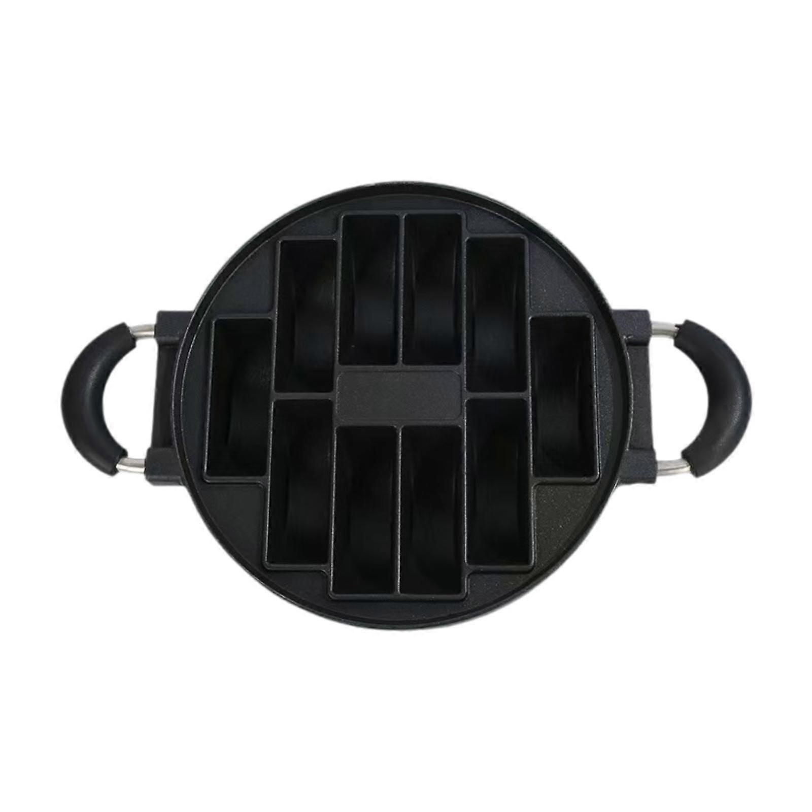 饼干烤盘 10 孔鸡蛋煎饼烤盘，适合室内后院派对