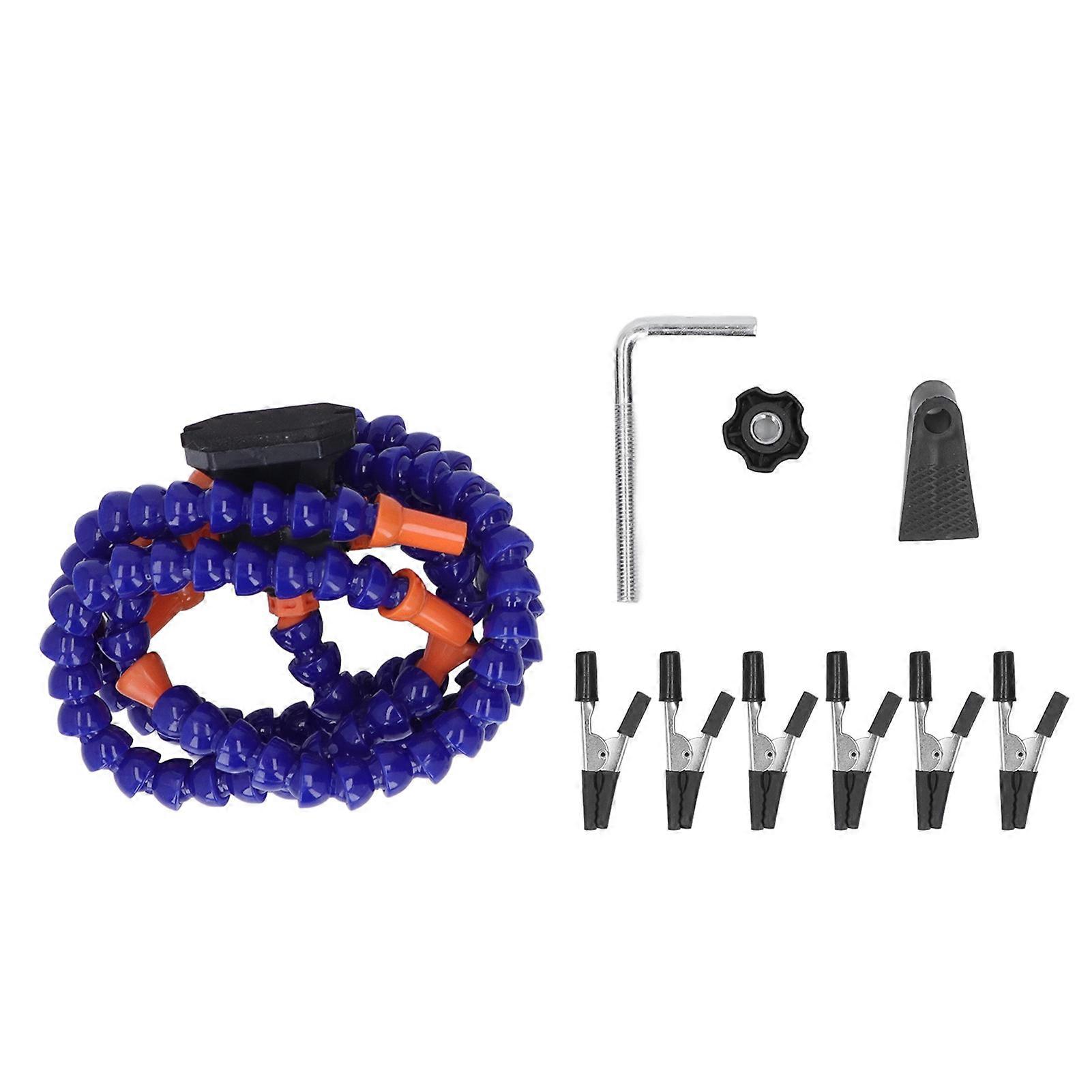 Soldering Helping Hands Station PCB Flexible Third Hand Arms Tool for Crafts Workshop 5 Claws