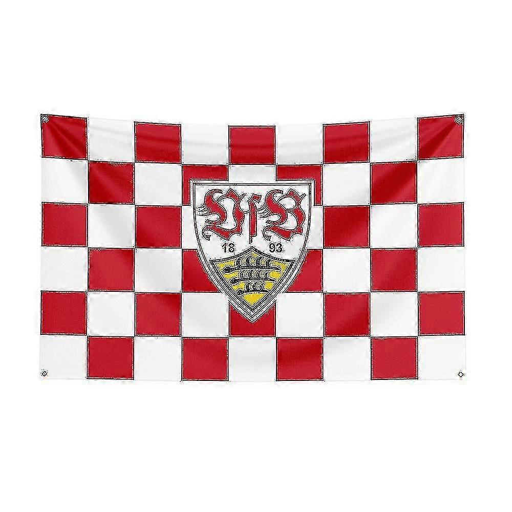 3x5 Vfb Stuttgart Flag Polyester Printed Racing Sport Banner For Decor