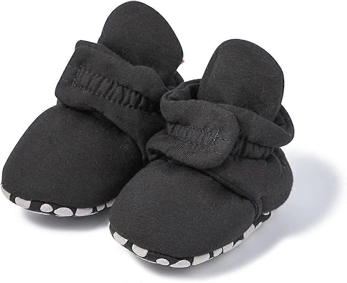新生児ベビーソックスベビーボーイガールソフトフリースブーティーステイオン幼児スリッパソックスシューズノンスキッドグリッパー幼児ファーストウォーカーウィンターアンクルベビーベッドシューズ