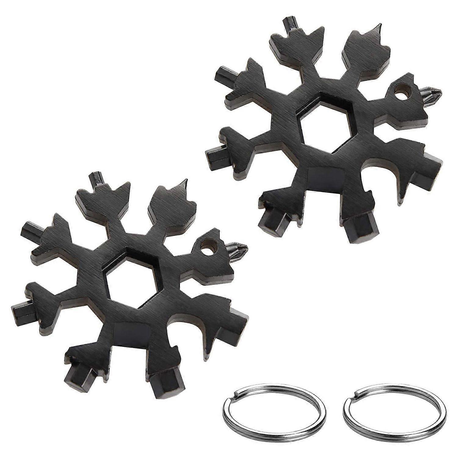 Stainless Steel Snowflake Shape Portable Mini Wrenches