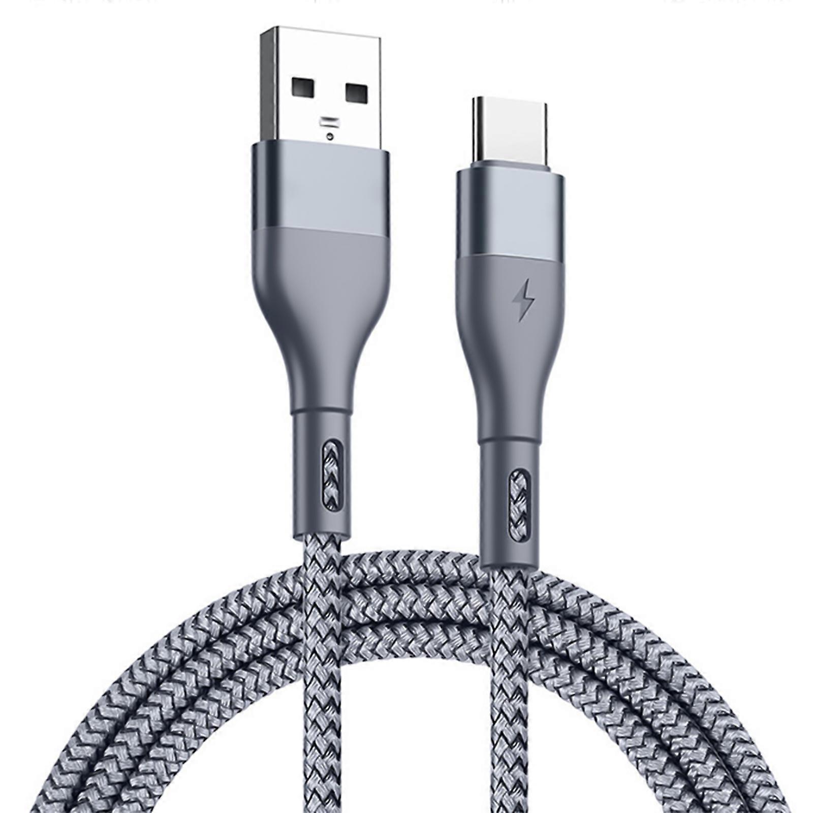 High Speed USB A to USB C Charging Cable 5V 2.4A Type C Power Delivery Lead for Smartphones Tablets Laptops