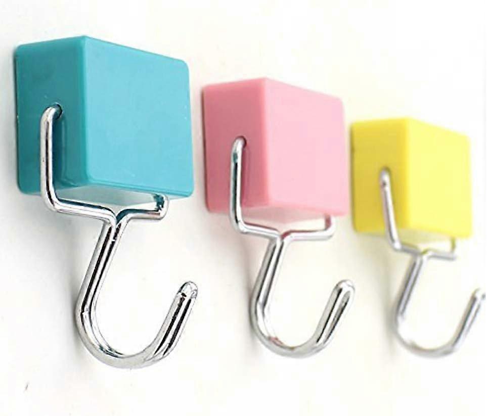 Decorative Magnetic Hooks, Sturdy Rotatable Hooks For Versatile Use In Office, School, Cruise, Apartment (3PCS)