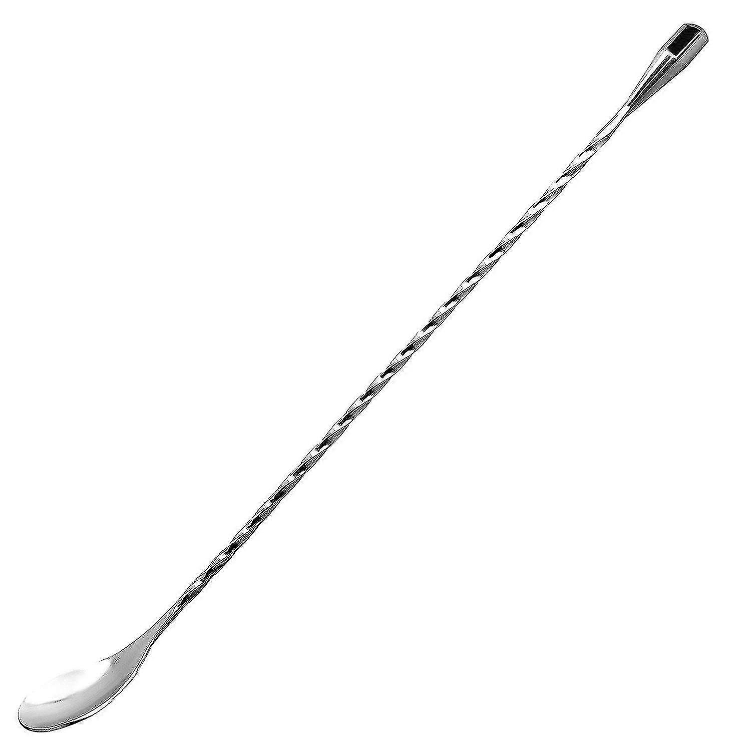 12 polegadas menos aço ng colher, espiral padrão bar shaker colher