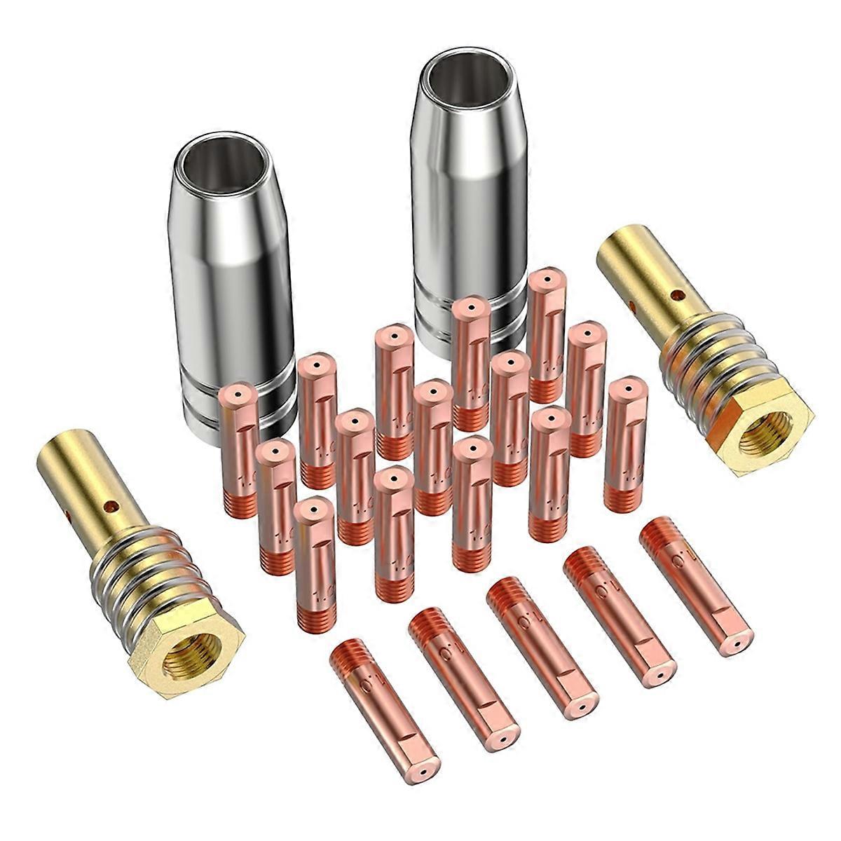 For MIG Welding Kit, 0.035Inch Contact Tip Nozzle Diffuser MIG Welding Accessory for MIG145FX and MIG135FX