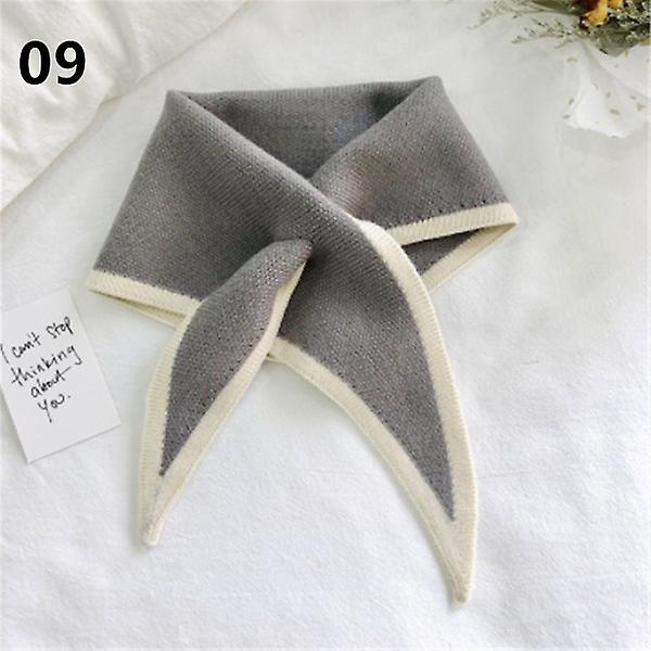 mote høst og vinter ull strikket skjerf kvinner vinter mini skjerf