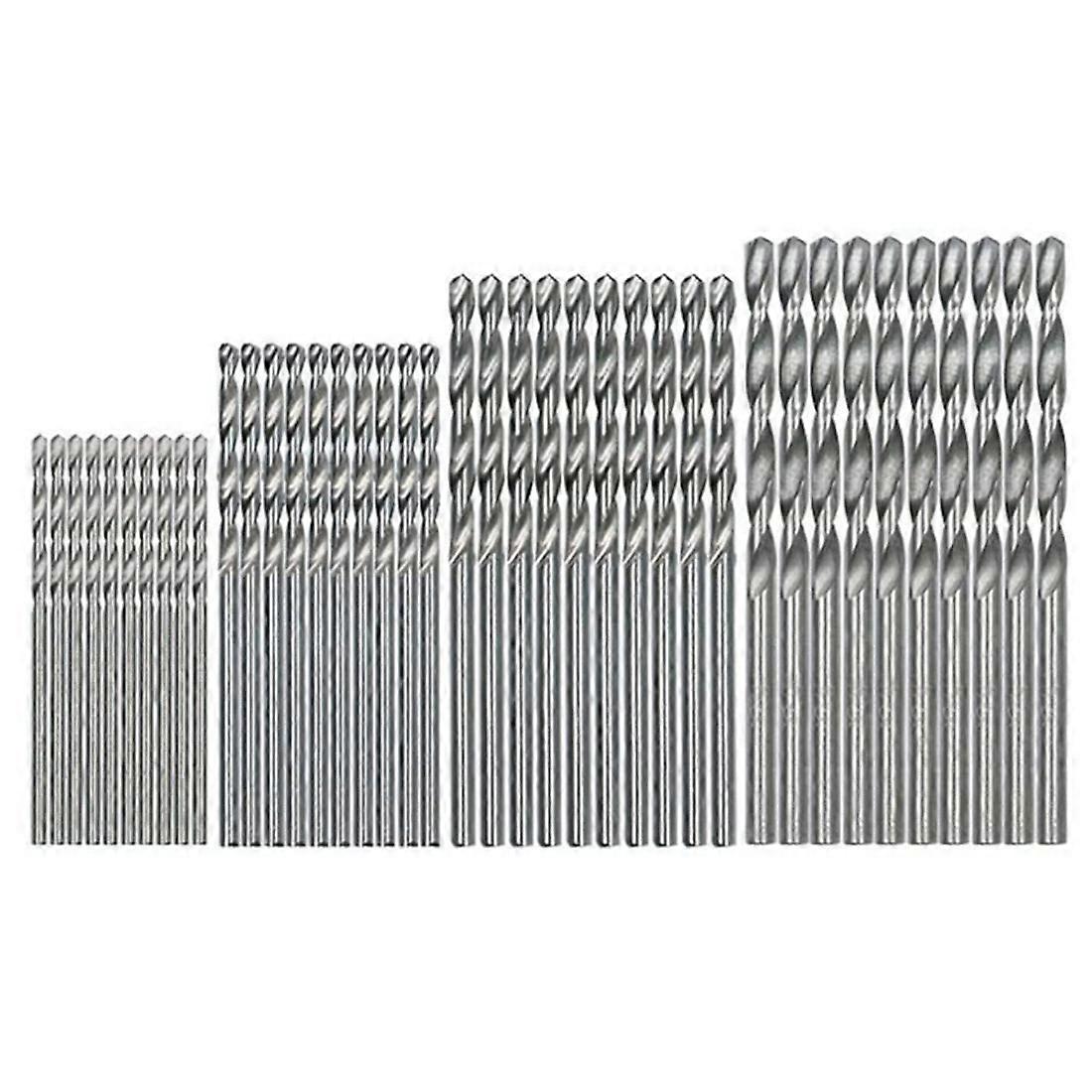 40Pcs Titanium Twist Drill Bit Set,Cobalt Metric Drill Bits