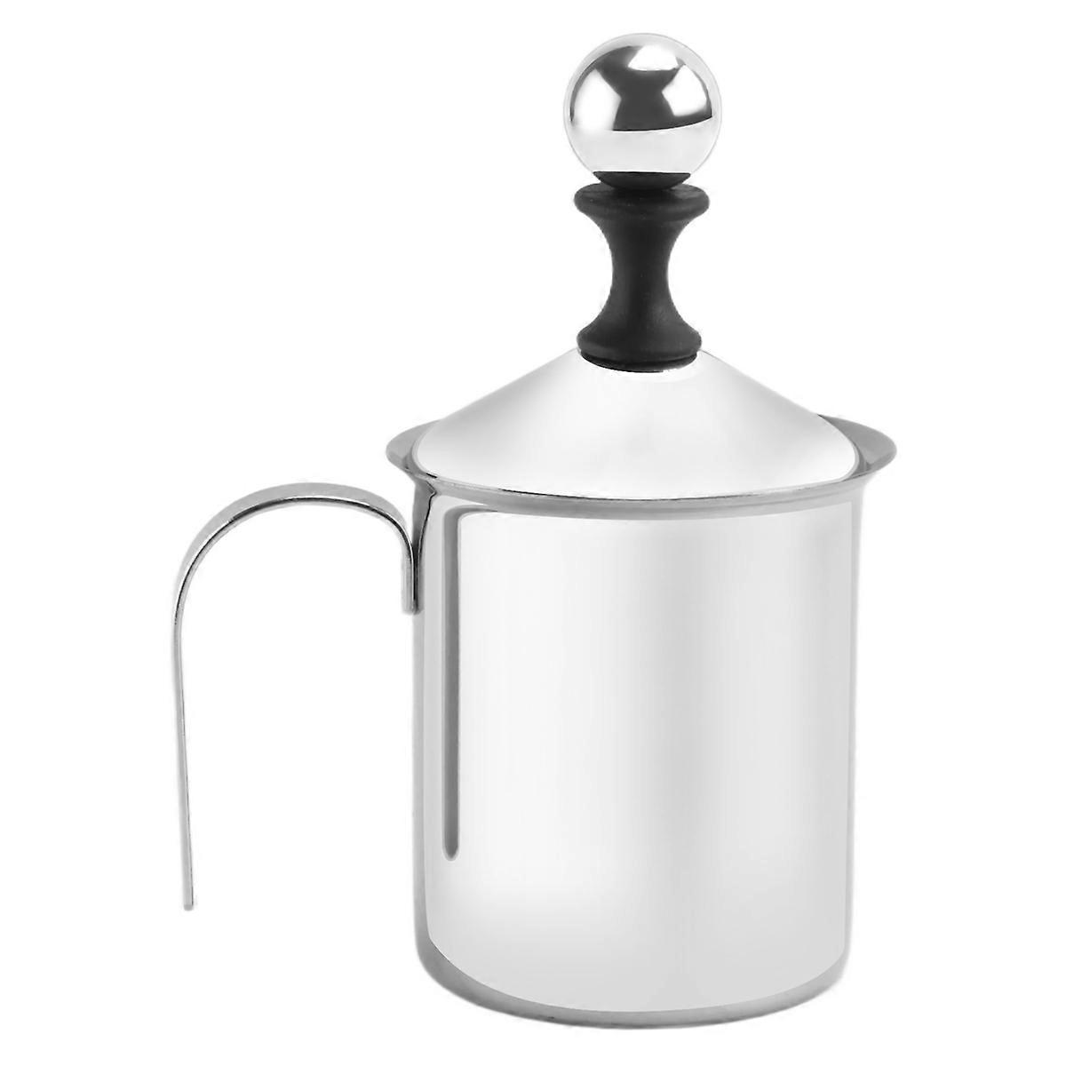 Manual Milk French Coffee Maker Stainless Steel Milk Foamer