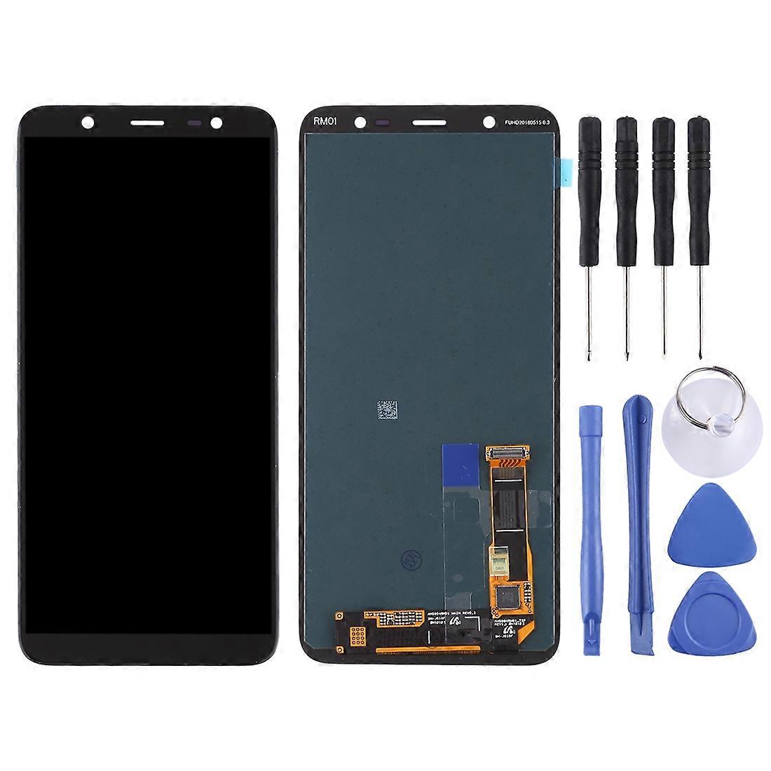COMPATIBLE LCD Screen for Galaxy A6+ (2018) / A605 with Digitizer Full Assembly (Black)