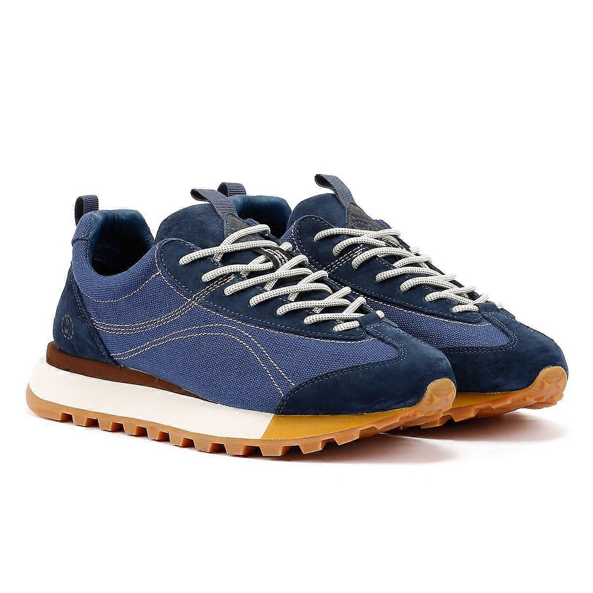 Flower Mountain New Asuka Universal Works Blue Trainers