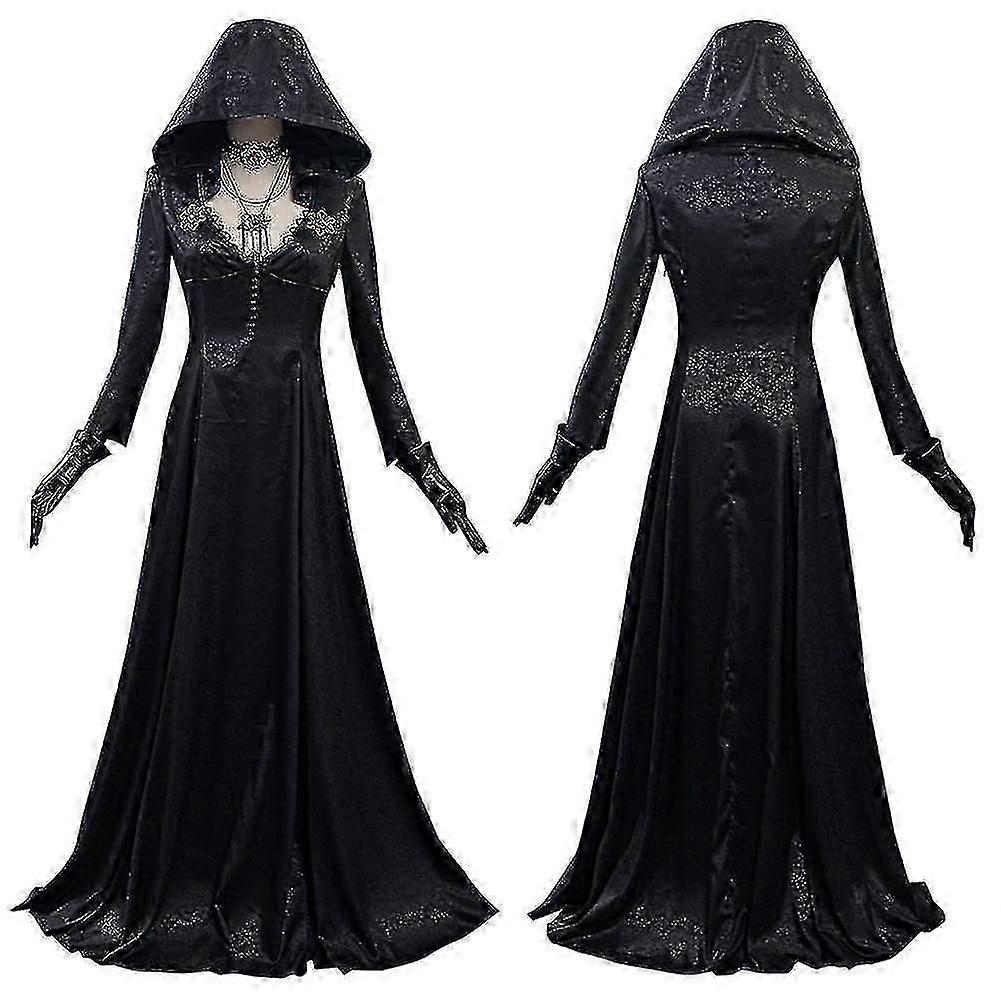 Dance Dresses, Skirts Costumes Evil Village Cosplay Costume Vampire Lady Dress Outfits Halloween Carnival Suit Movie & Tv Costumes