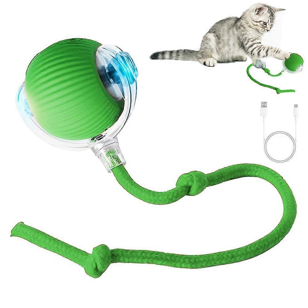 Interactive Automatic Moving Cat Toys for Indoor Play, Soft Ball, Carpet Compatible, Engaging Pet Activity
