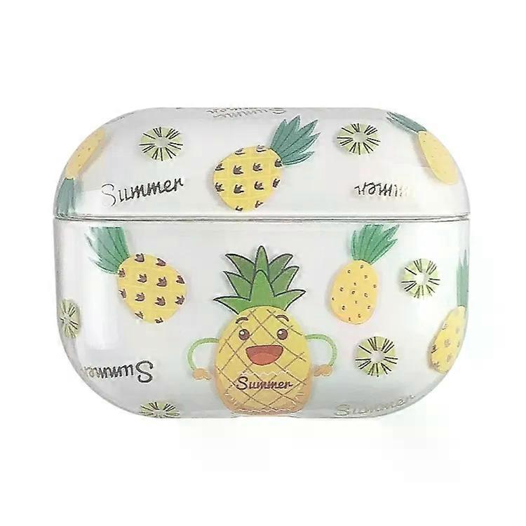 AirPods Pro 2 Case-Hard Protective PC with Pineapple Fruit Pattern Pineapple