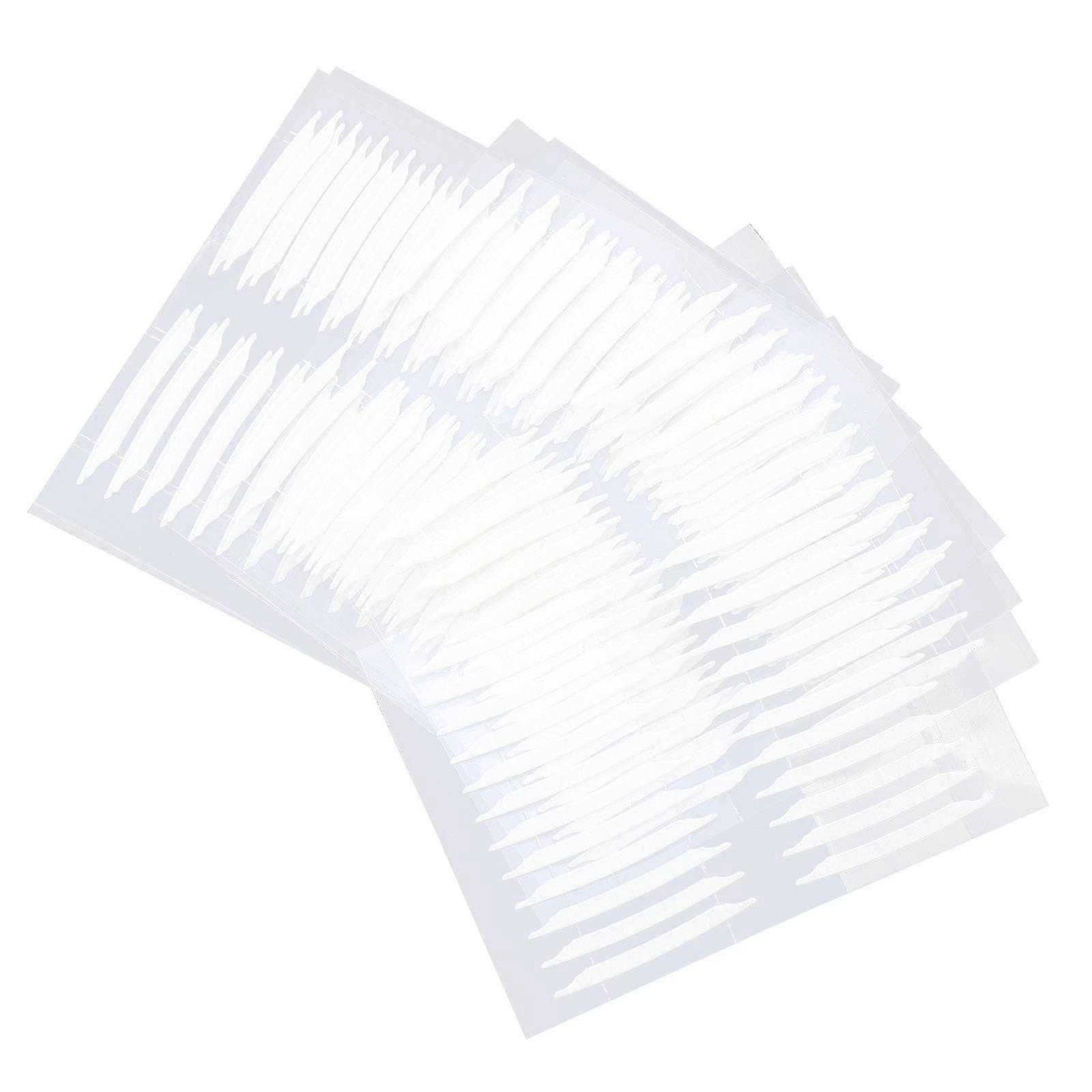 30 Sheets Double-side Double Eyelid Stickers Transparent Eyelid Tapes (White)