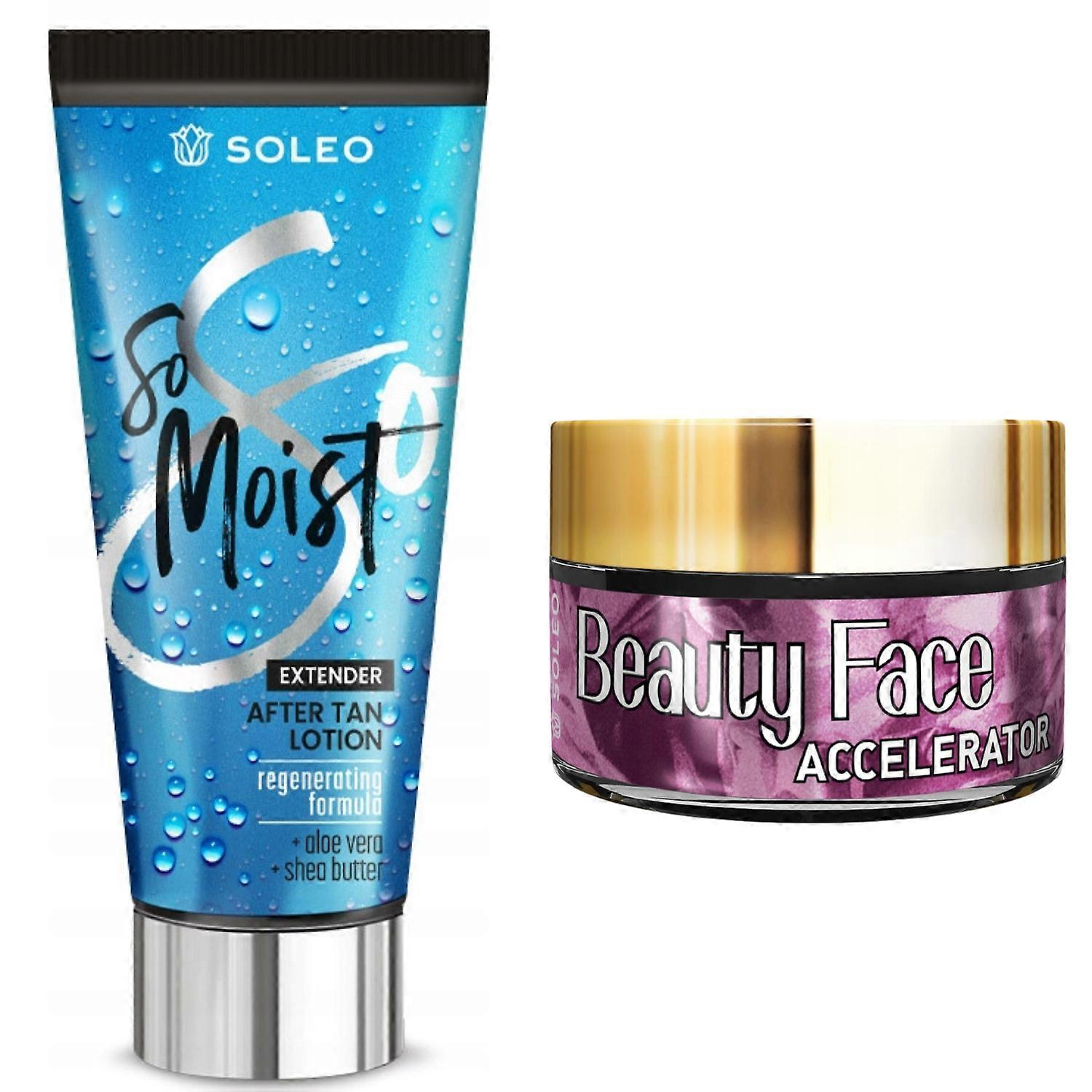 Soleo So moist after sunbathing + beauty face jar