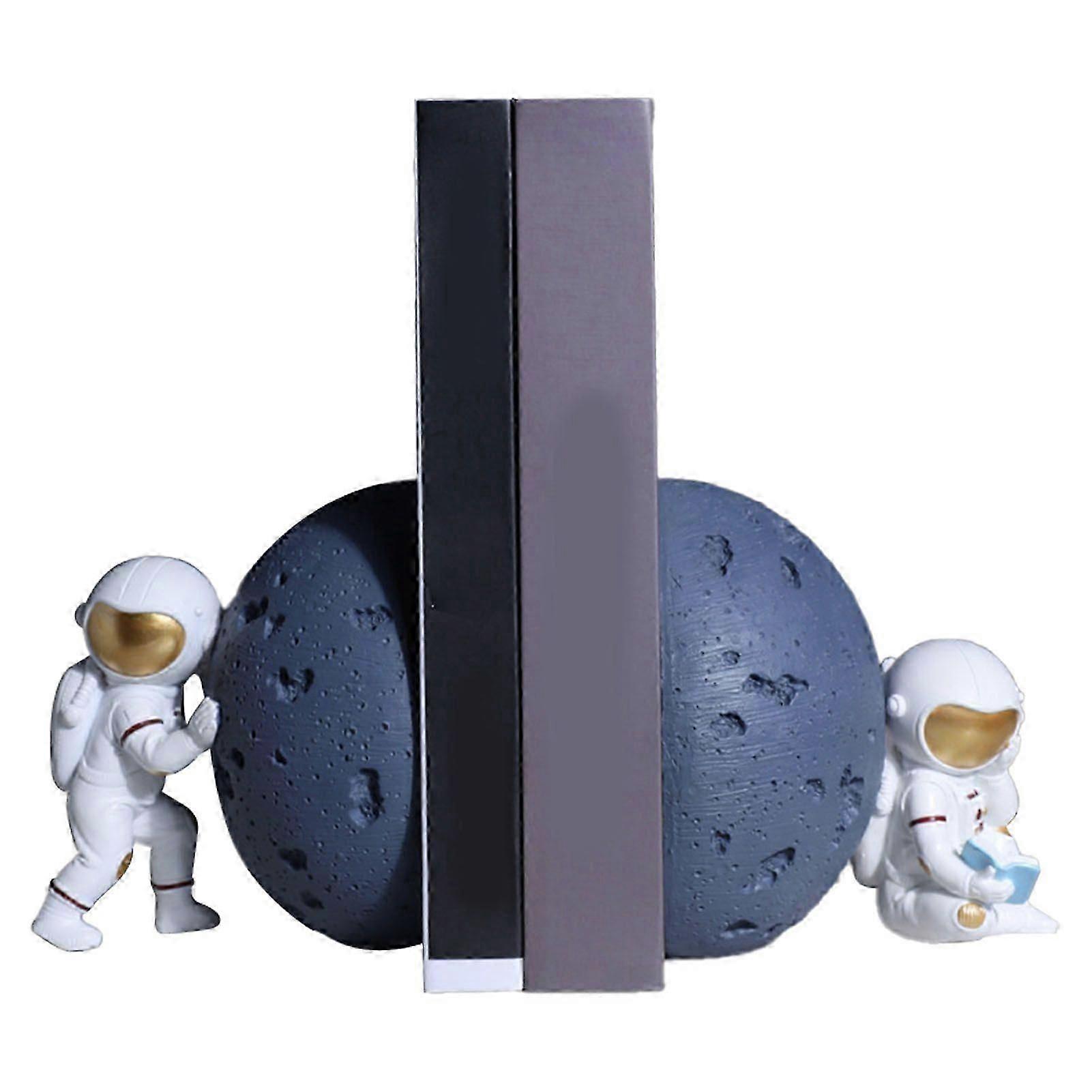 Bookends Cartoon Cute Style Rounded Edges Resin Material Decorative Practical Office Book Support for Home Type 1