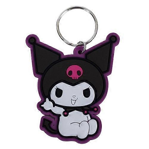 Sanrio Rock Hand PVC Kuromi Keyring