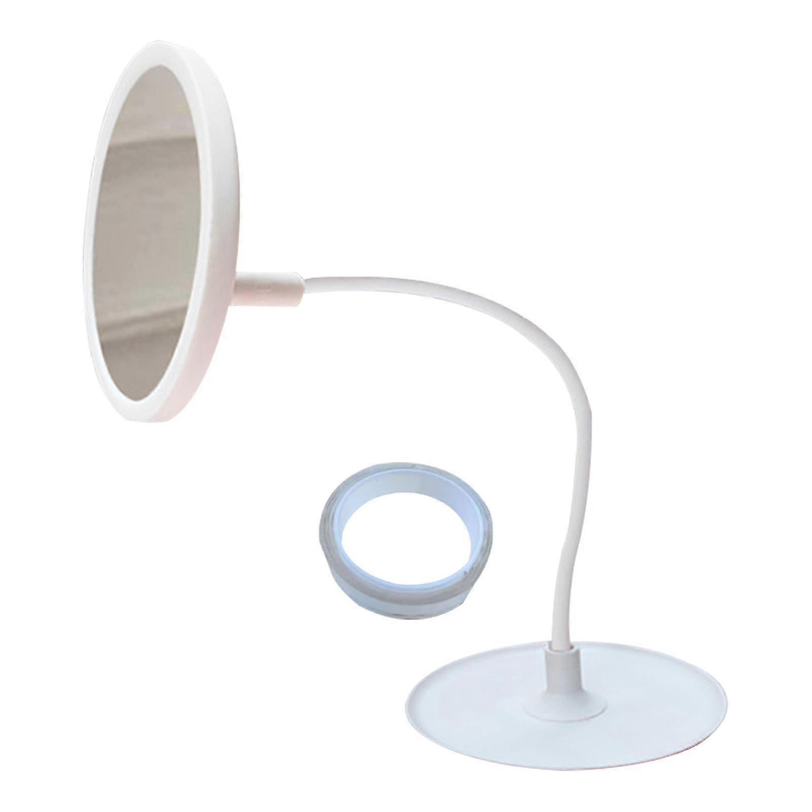 LEDメイクアップミラー、収納付きデスクトップオーガナイザー、寝室の寮の家のための虚栄心の化粧品ミラー