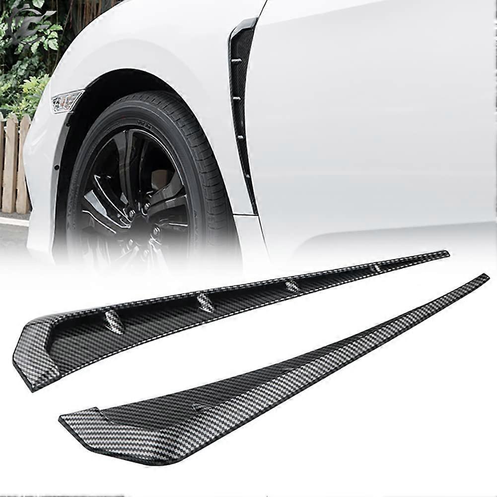 Car Fender Side Vents 1 Pair Universal ABS Plastic Spoiler Air Flow Intake for Automotive Styling and Performance