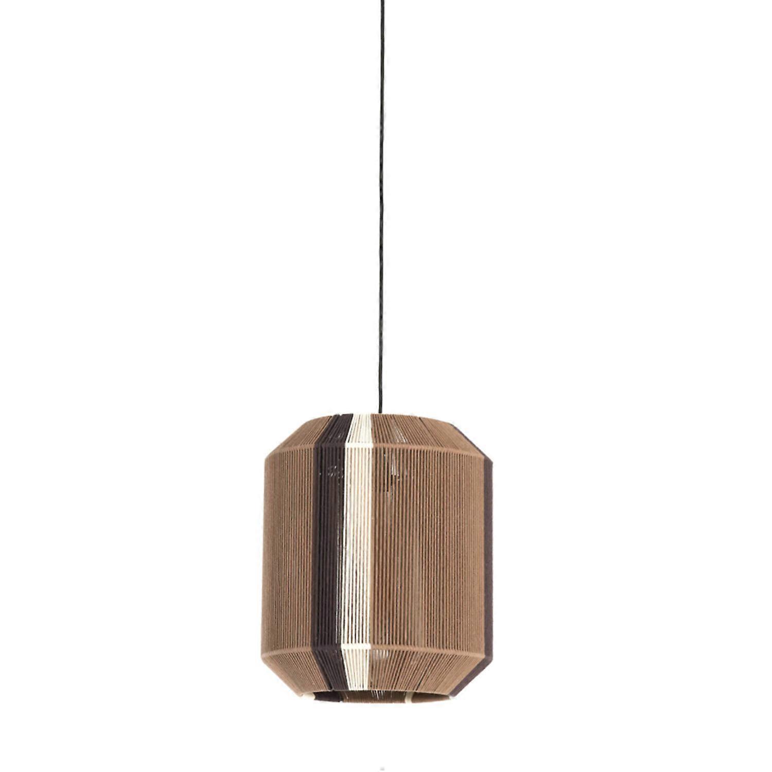 Light & Living lampada a sospensione Lampade a sospensione - marrone - tessuto - 2982783