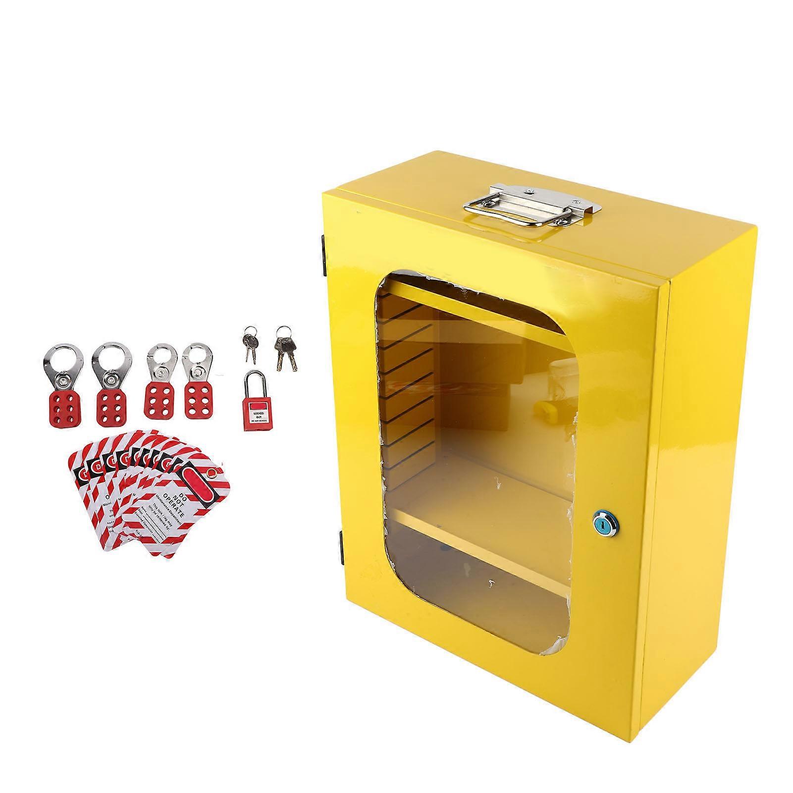 Voor Lockout Tagout Kast Draagbare Multifunctie Veiligheidshangslot Lockout Hasp Hangtag