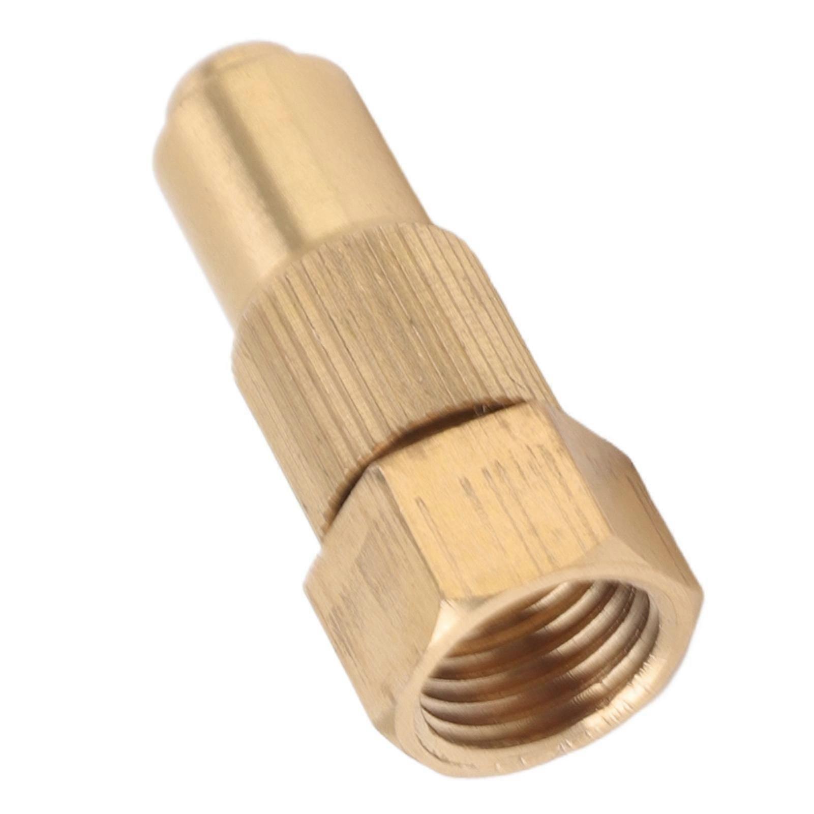 Högtrycks mässing sprutmunstycke 1,2 mm hål för trädgårdsjordbruk