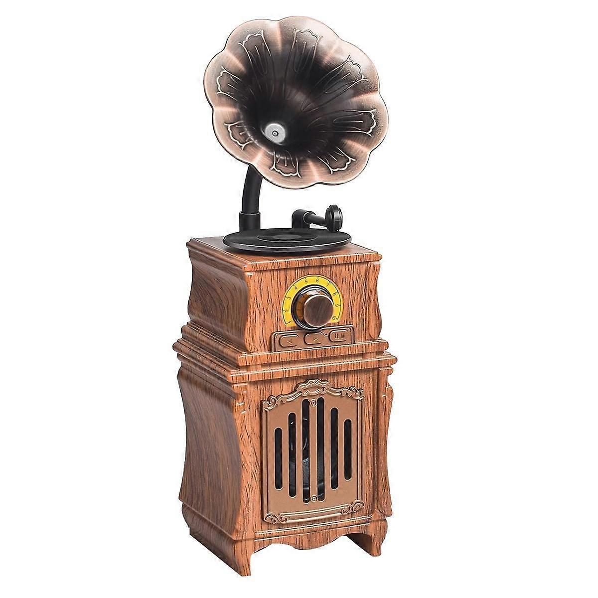 Retro Bluetooth 5.3 kaiutin kotitoimistohuone vintage sisustus, kannettava langaton kaiutin ulkoilujuhliin, Android-kaiutin