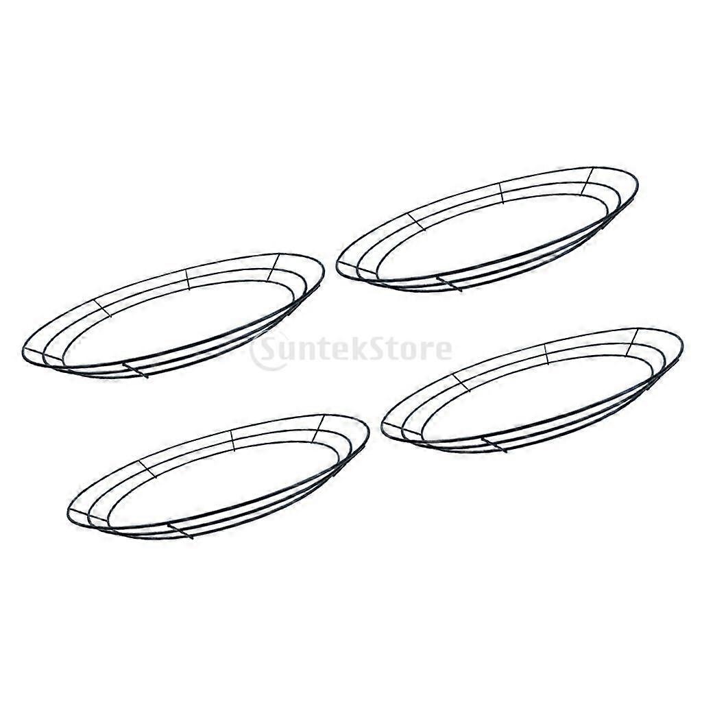4Pcs Solid Metal Wire Wreath Frames for New Year Valentines Decor 12''