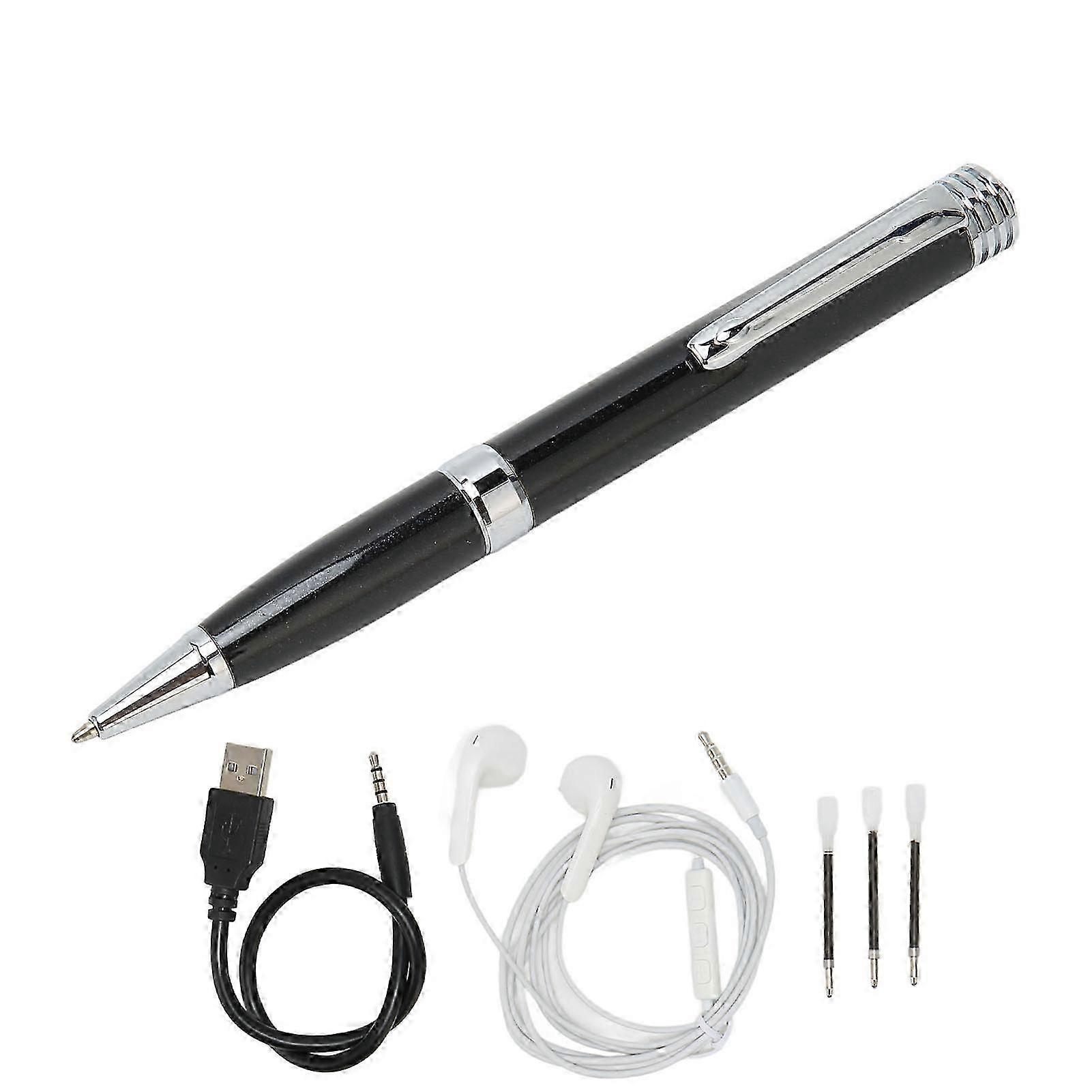 Voice Recorder Pen Voice to Text AI Intelligent HD Noise Reduction Digital Voice Recorder with MP3 Playback 8GB hwy