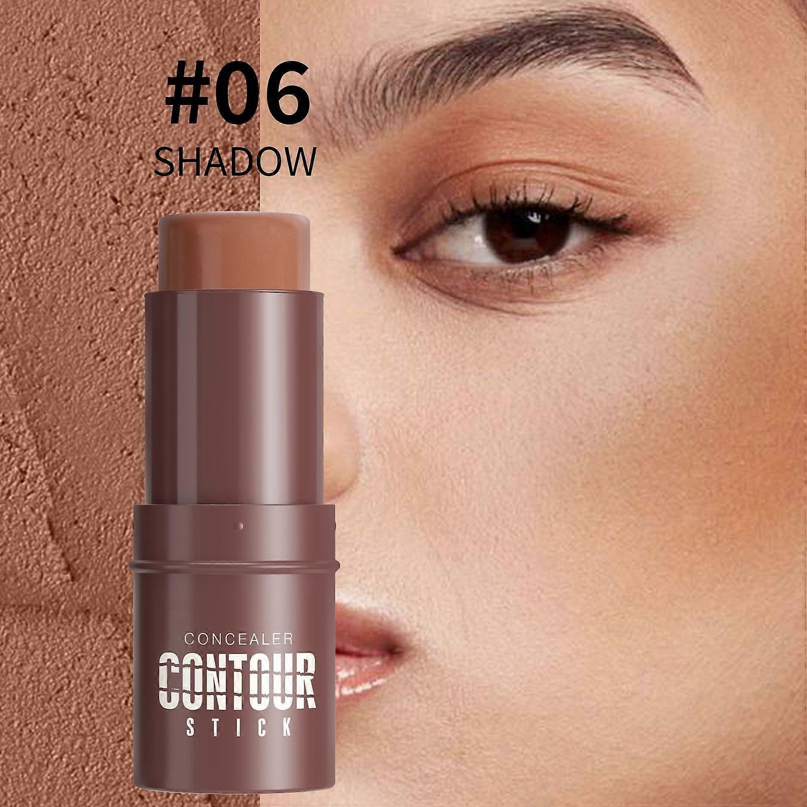 Highlighting Stick, Pearlized Face Highlighter, Shadow Blush Stick, Non-Greasy Long-Wear Face Contour Pencil, Easy to Shape the Face, Create a Light M