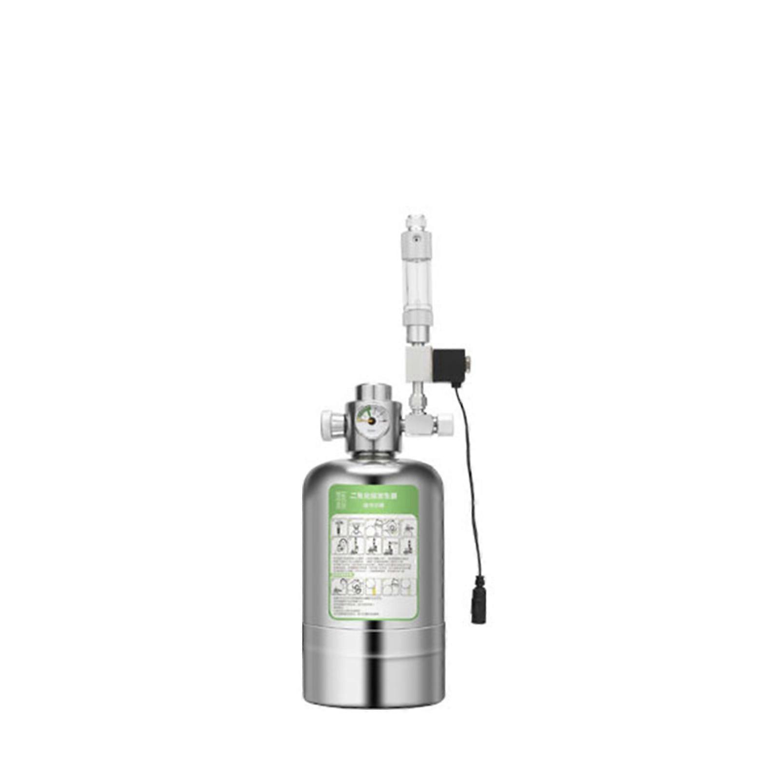 CO2 Generator System Carbon Dioxide Reactor Kit with Sole Valve Bubble Counter for Aquarium Plants