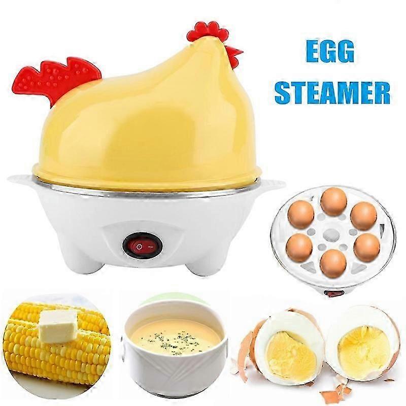 Mini Electric Egg Cooker 6 Eggs Automatic Steamer Boiler Kitchen Tools