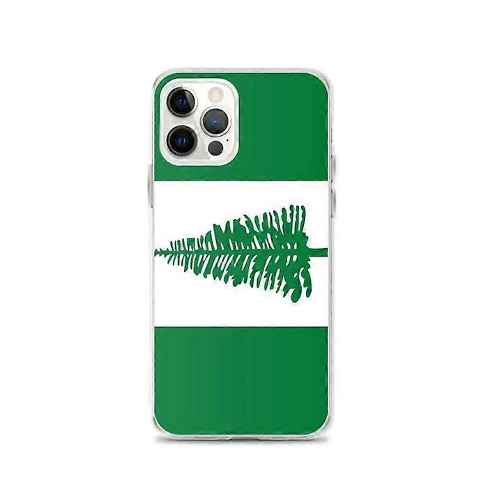 iPhone Case - Norfolk Island Flag - iPhone 12 Pro - Flexible - Multicolored - Vertical
