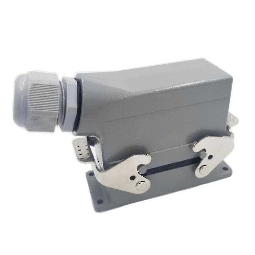 Rectangular Heavy Duty Connectors HDC HE 10 Core Pin 16A 500V Waterproof Aviation Plug Side Line Con