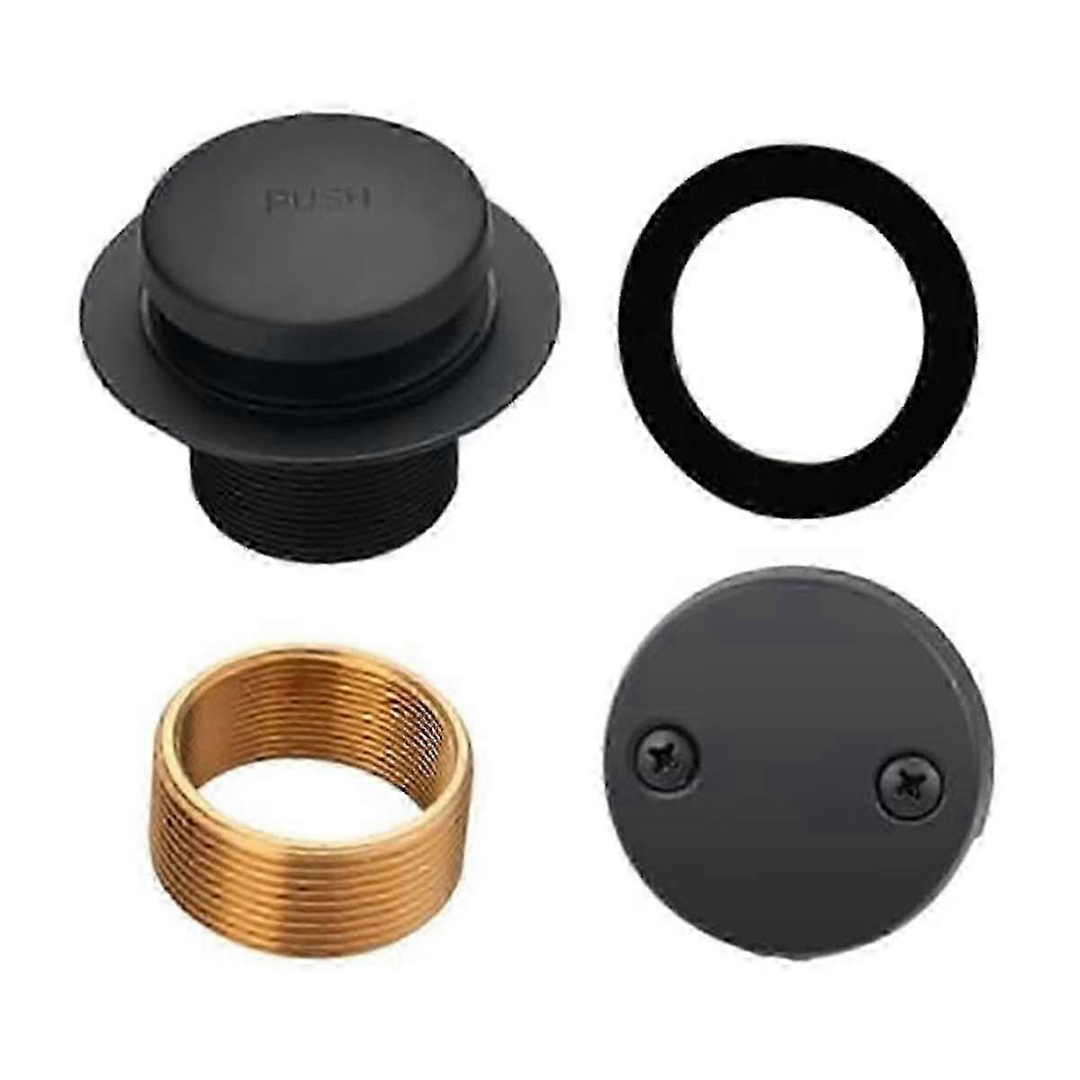 Bathtub Drain Trim Kit Conversion Set for Bathtub Drain Replacement and Stopper Installation, Durable Drainer Accessories with Leak-Proof Design for B