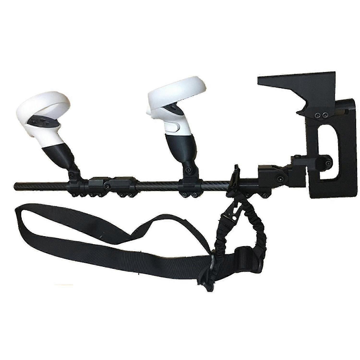 ل Oculus Quest 2 Gun Stock مع وحدات تحكم لعبة Sling VR محسنة تجربة ألعاب FPS Gun for O