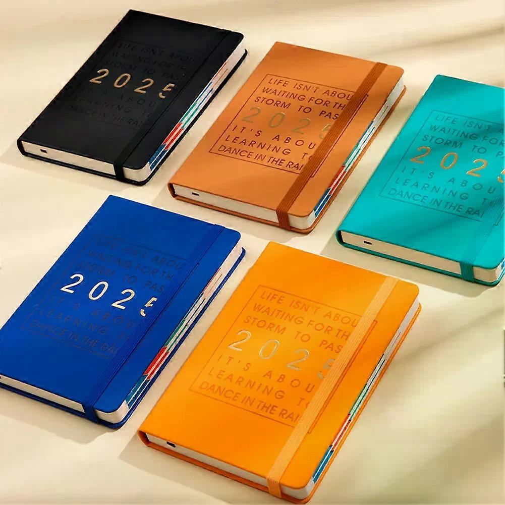 2025 Pocket Planner, English Planner Organizer Notebook, A5 Diary Monthly Weekly
