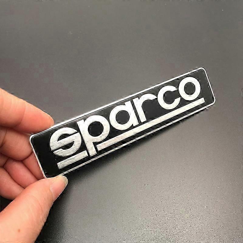 3D铝制Sparco贴纸汽车造型自粘标志汽车贴纸车窗车身汽车侧挡泥板贴花汽车配件