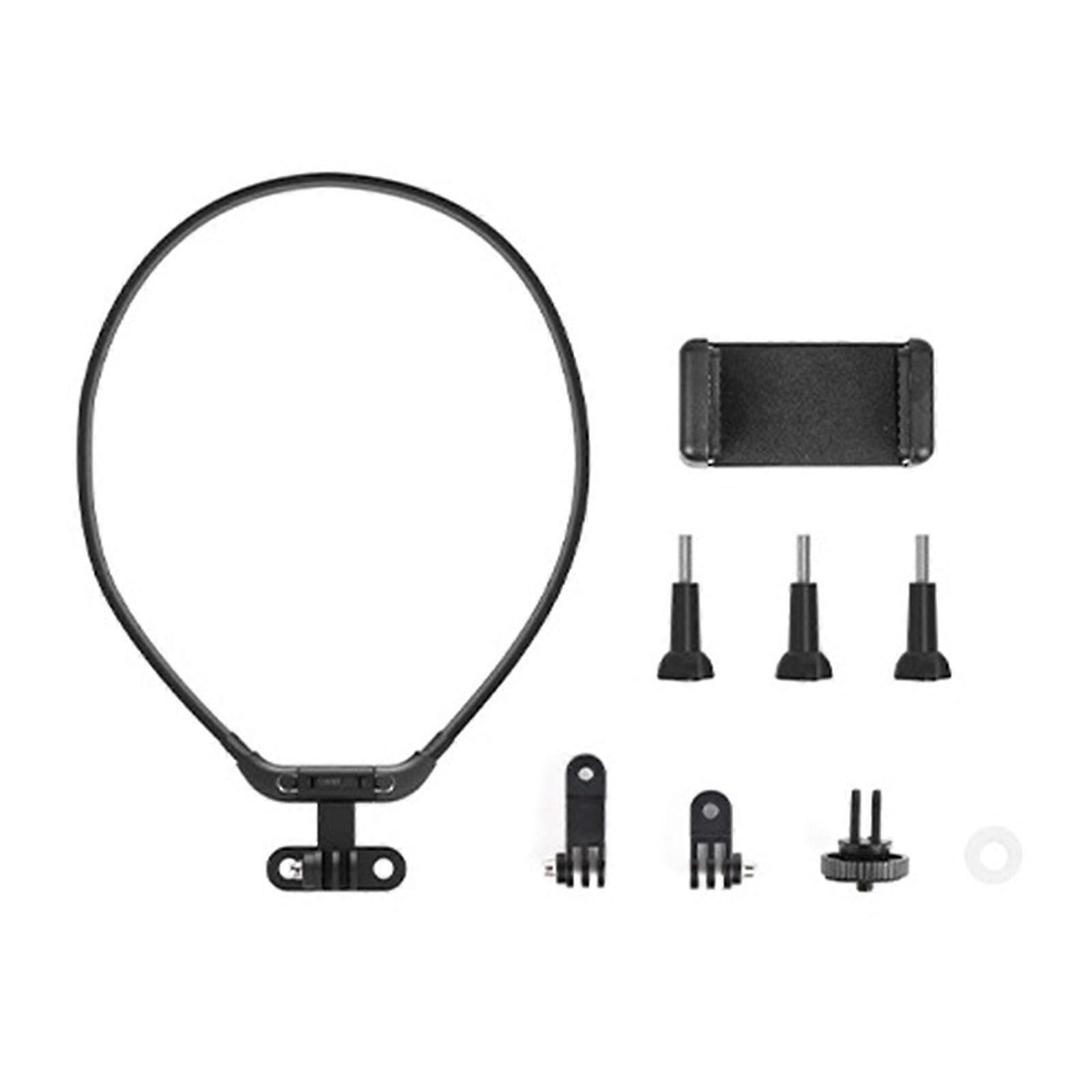 Action 2 휴대용 행잉 넥 스탠드 분실 방지 끈 브래킷 360