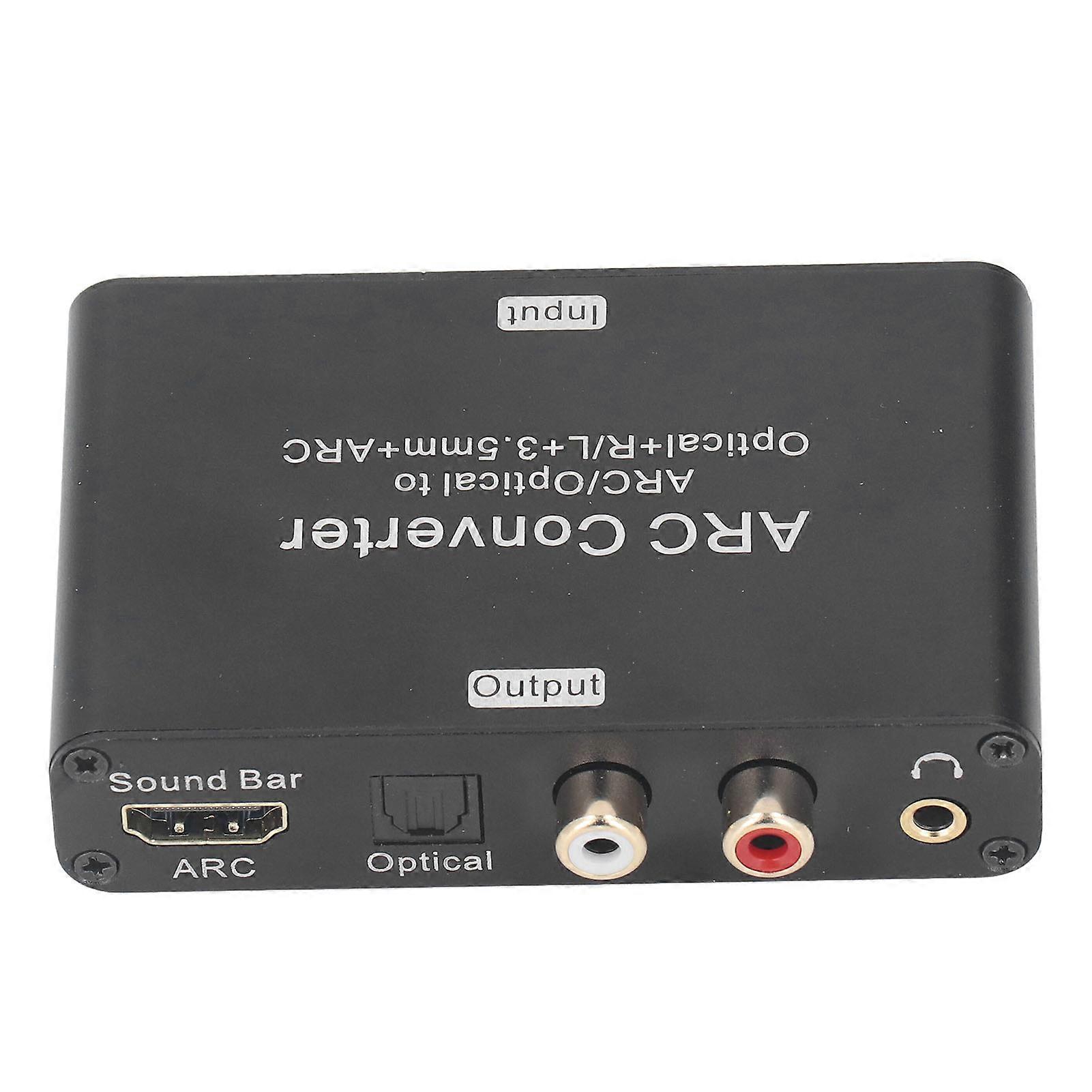 Digital to Analog Audio Converter 192KHZ Optical to RCA 3.5mm Adapter