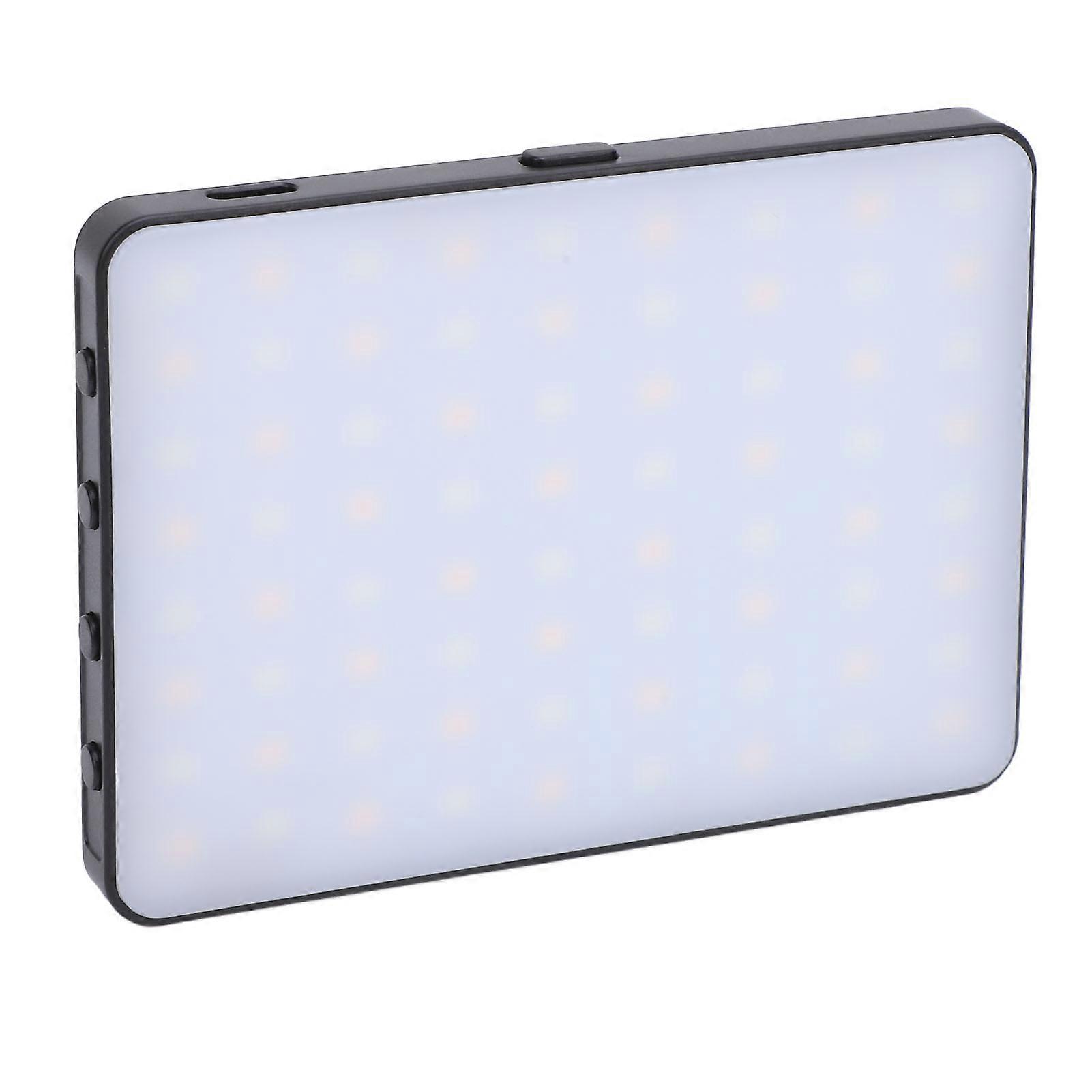 LED Video Light 72 LED Chips Photography Lighting 3000 to 9900K Rechargeable On Camera Video Light with 1/4 Threaded Hot Shoe Mount