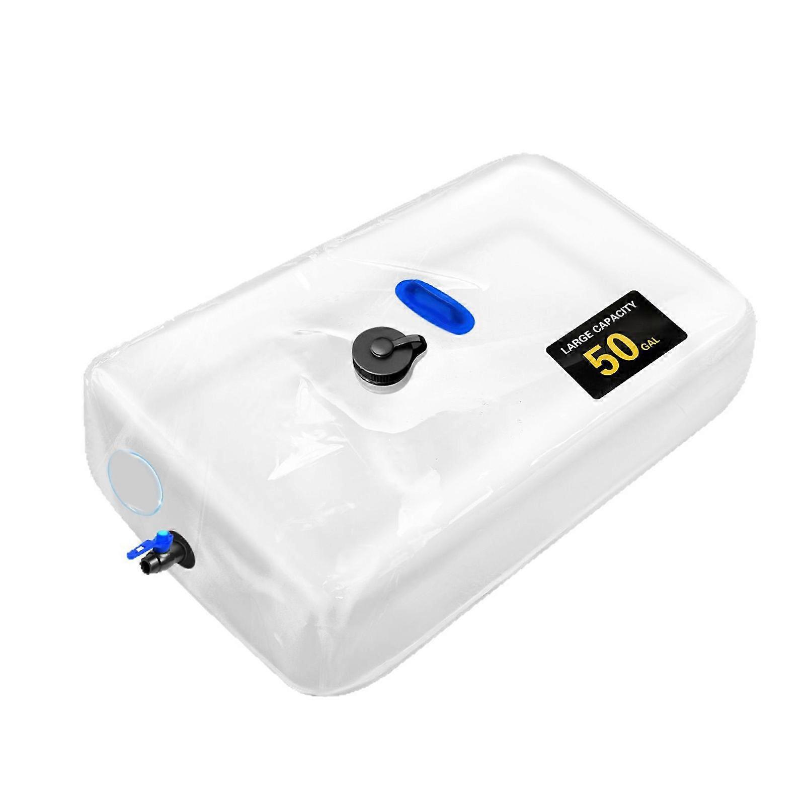 30/50/100GAL קמפינג שקית אחסון מים מתקפל דלי מי גשמים שקית מים מיכל תיק חיצוני ציוד קמפינג