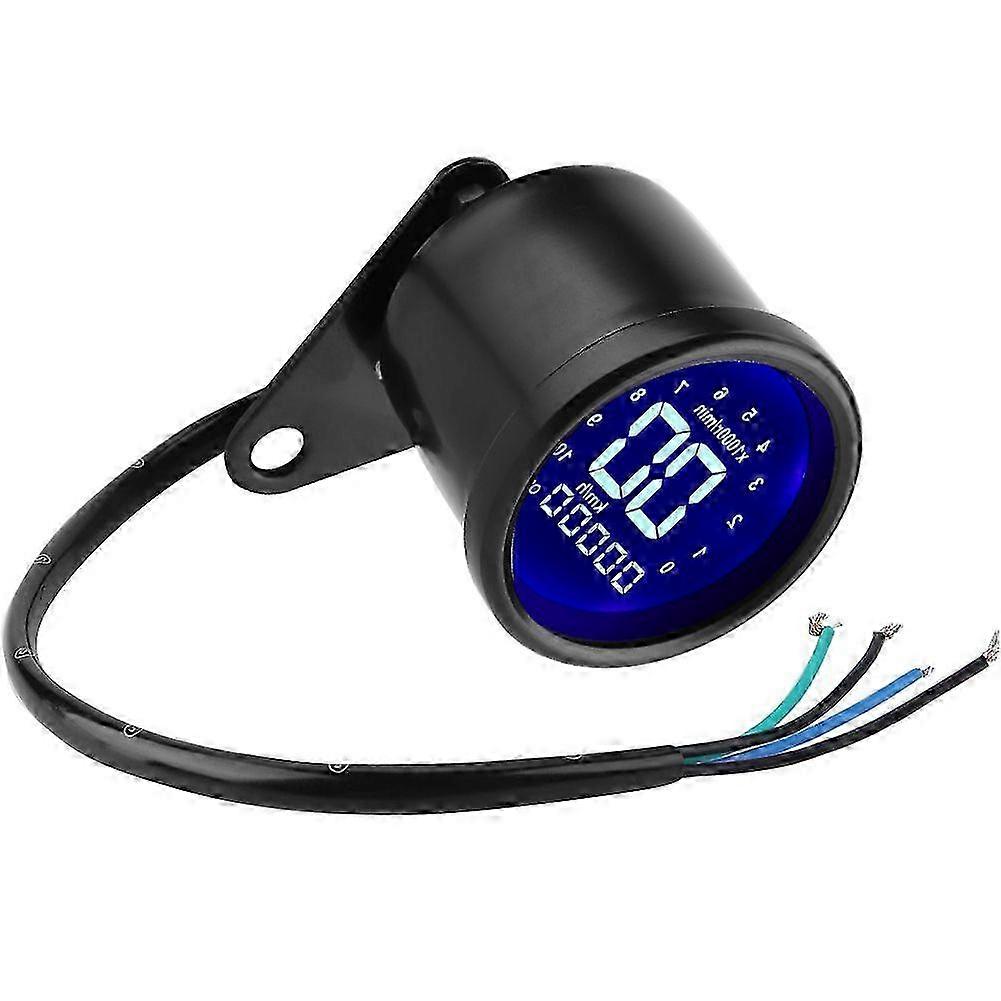 Universal Motorcycle LCD Display Instrument Speedometer Odometer Tachometer Meter Gauge Suitable for Various Brands