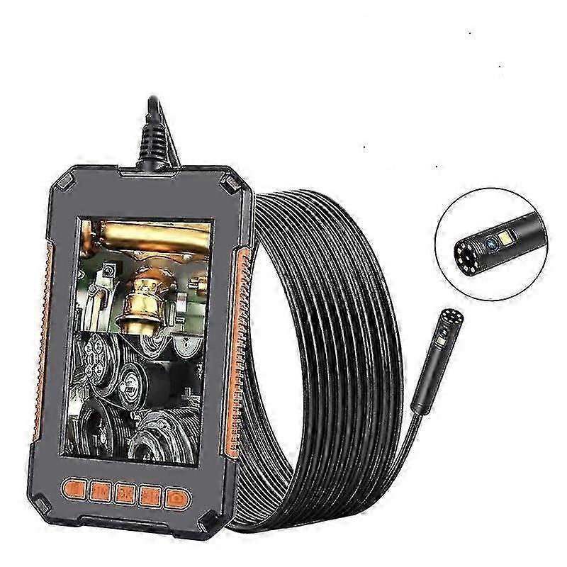 Dual-lens handheld industrial borescope