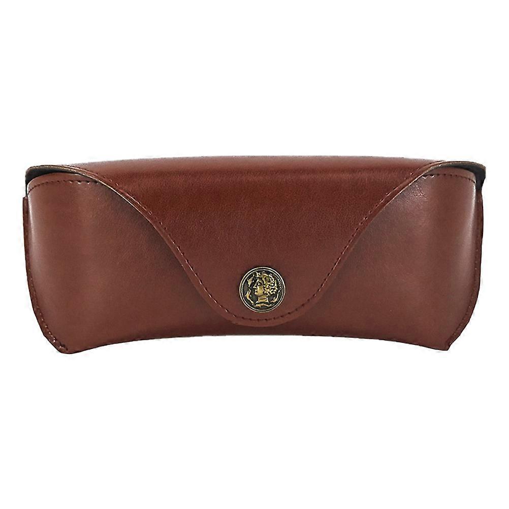 Retro Handmade PU Glasses Case Lightweight Sunglasses Storage Durable Eyewear Organizer Multi Function Use