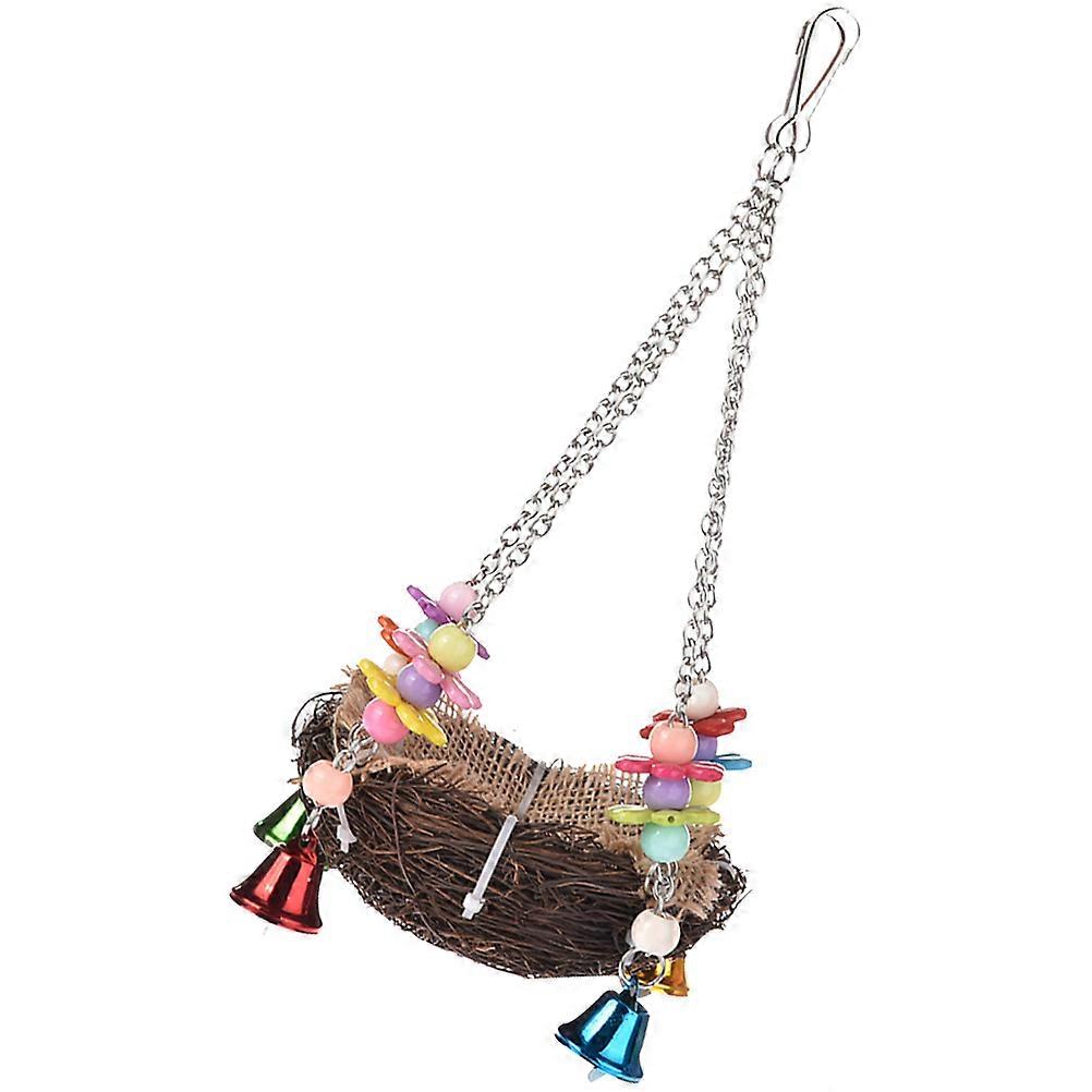 Rattan Parakeet Nest,Hanging Bird House for Decoration and Comfort,