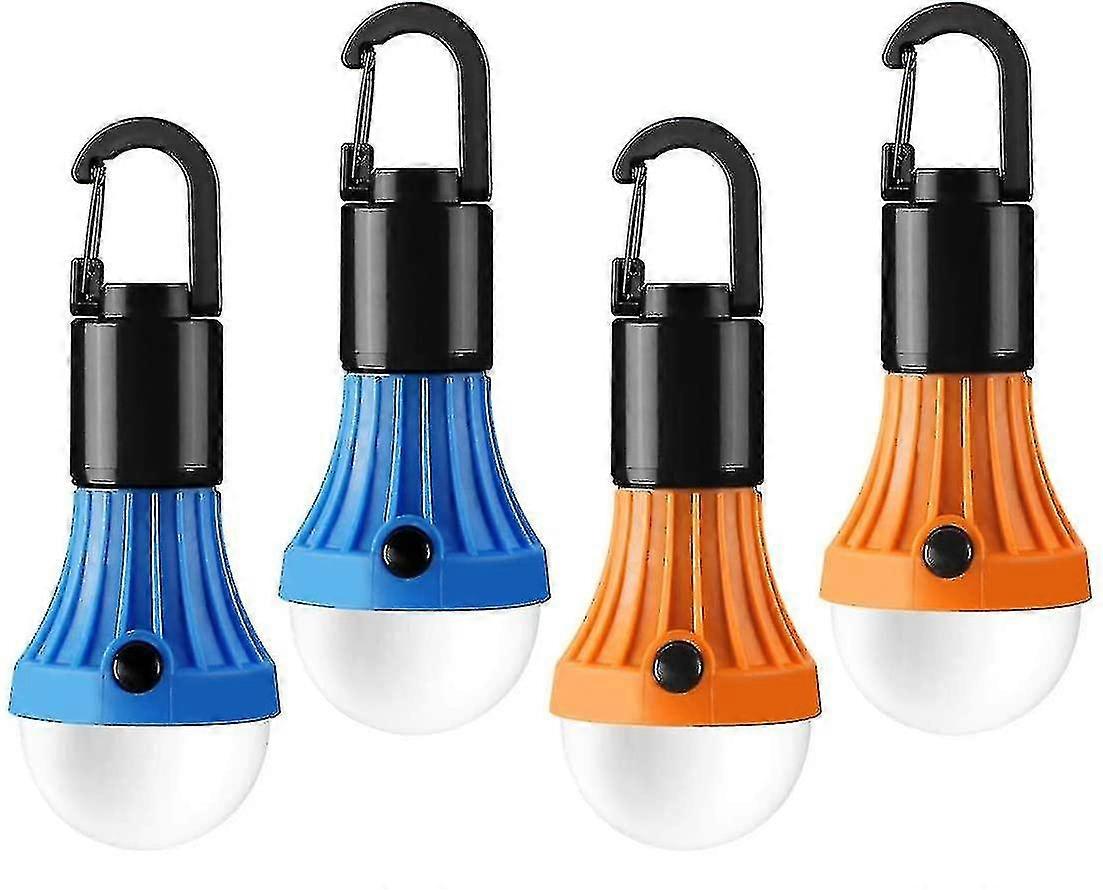 Portable LED Camping Lantern - 3 Light Modes, Tent Hook, for Hiking & Emergency (Battery Included)