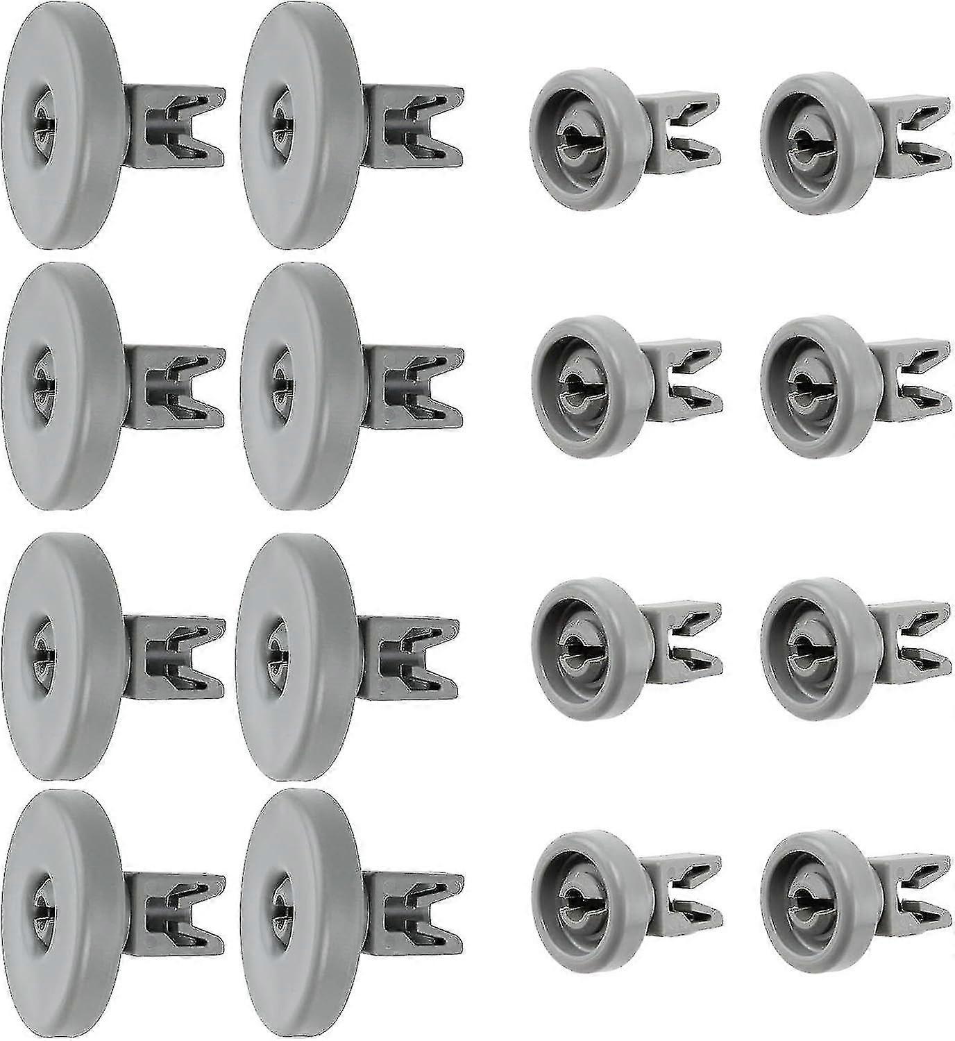 Ikea DW60 RDW60 Spülmaschinenkorb Räder (8 oben + 8 unten)
