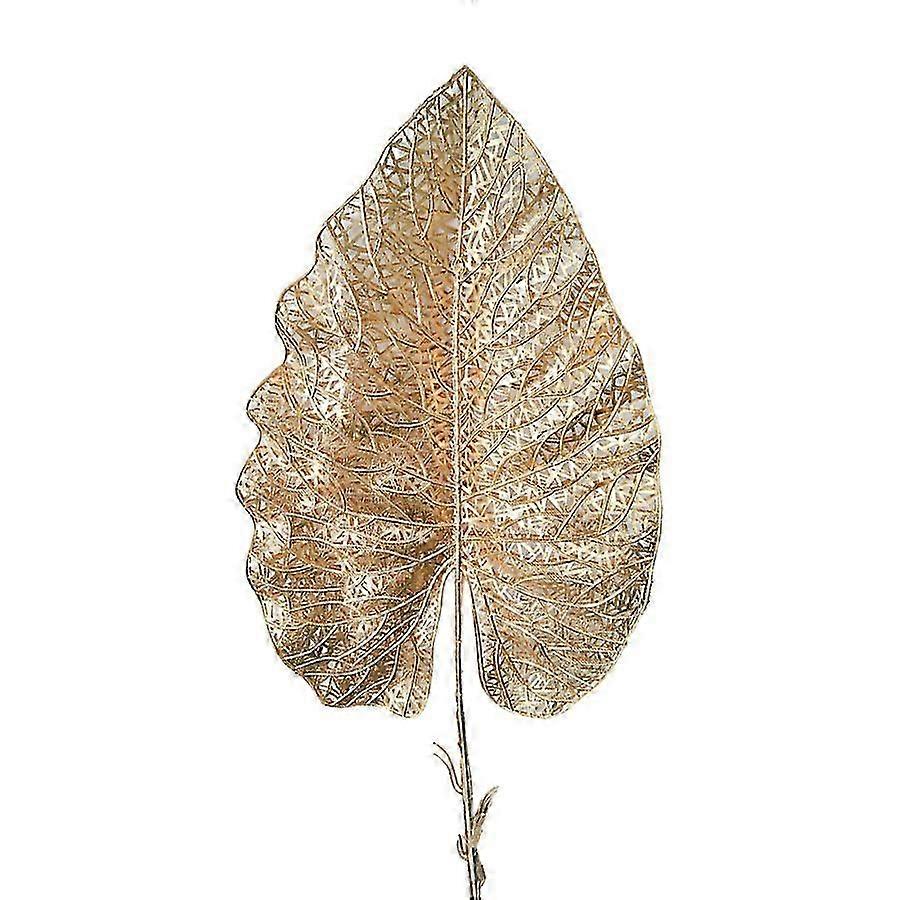 2025 Gold Reticulated Leaf, Tabletop Decoration