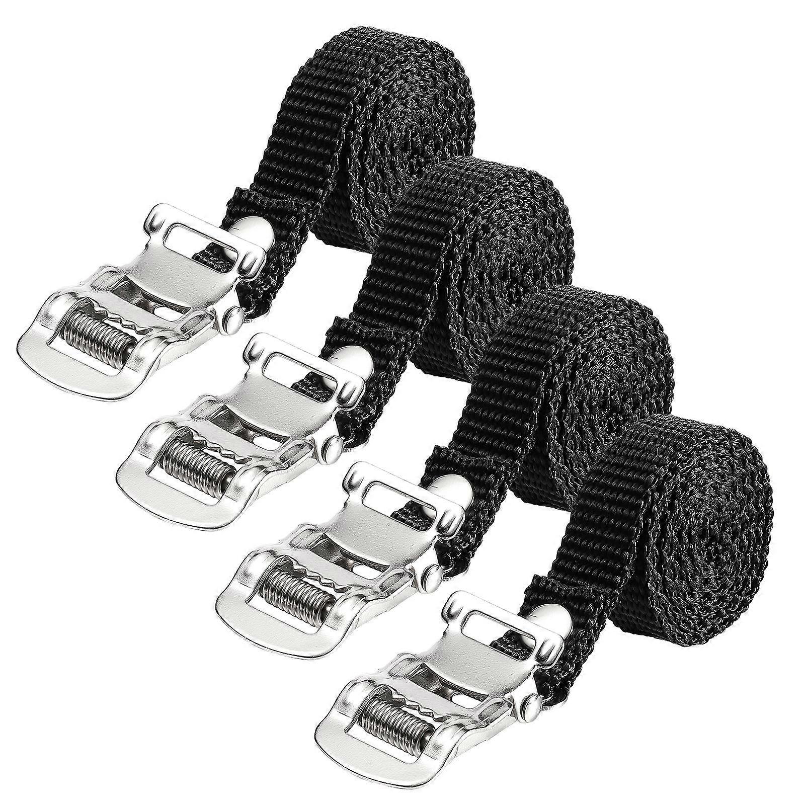 Cycling Toe Clips Replacement, Versatile Foot Straps Fit for Various Bike Types